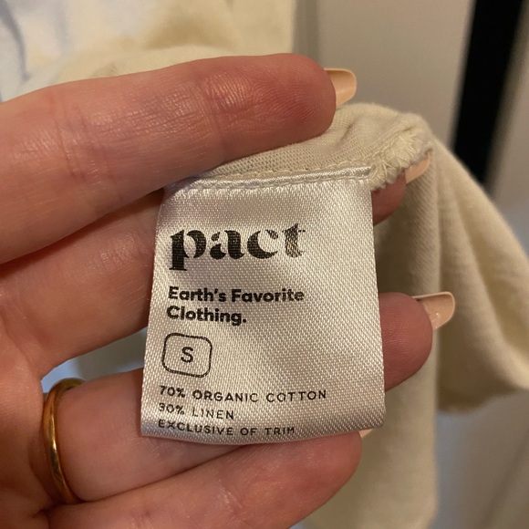 White organic cotton Pact sundress - Picture 6 of 7